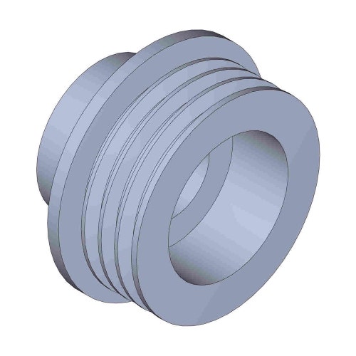 Pulley - driven - keyed