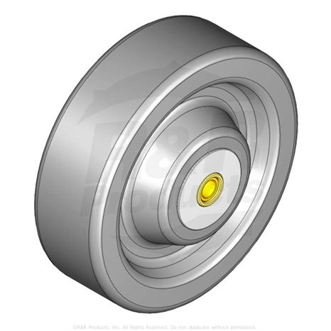 Wheel - solid phenolic assy