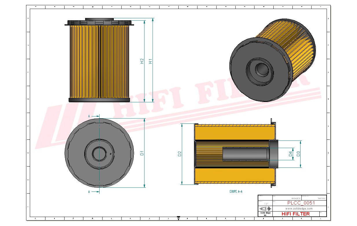 Fuel filter passend voor sopartex 233044