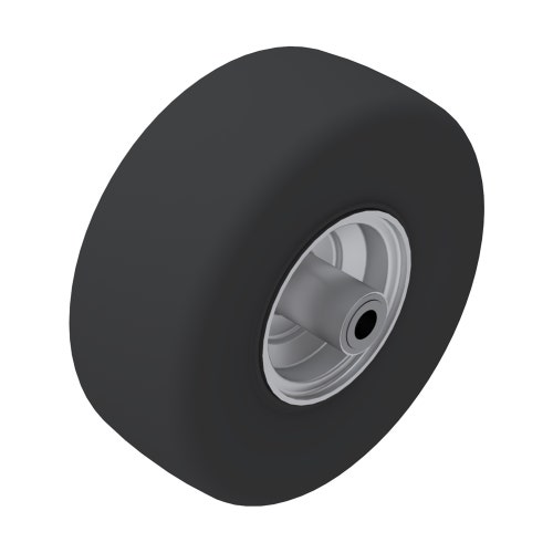 Tire & wheel - foam filled 11x4.00-5 reliance smooth sp & 5x3.25 4.75 c cl