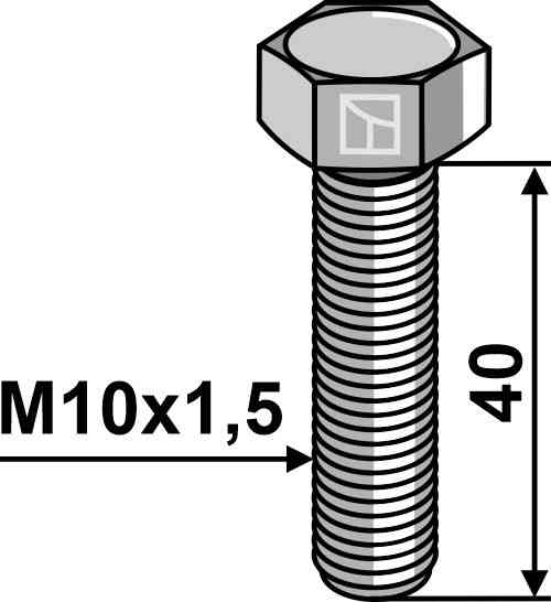 Zeskantmoer M10 zonder moer