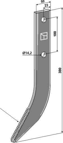 Row cutter hook