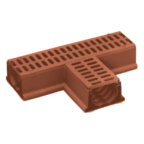 Channel tee - 2" brick