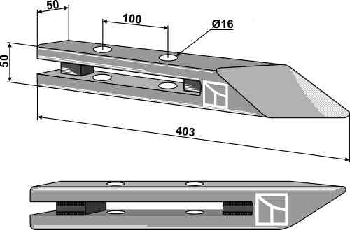 Bison point - left model
