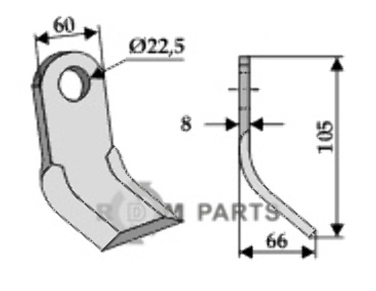 RDM Parts Y-Messer