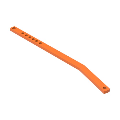 Lever - ram lift - orange