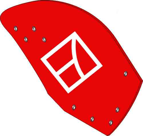 Moldboard - right fitting for Kverneland KK07322494