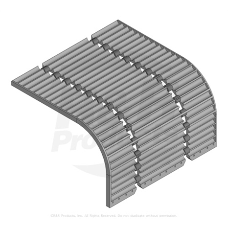 Rubber conveyor belt - 18 x 44.5