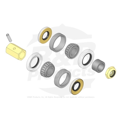 Overhaul kit - roller