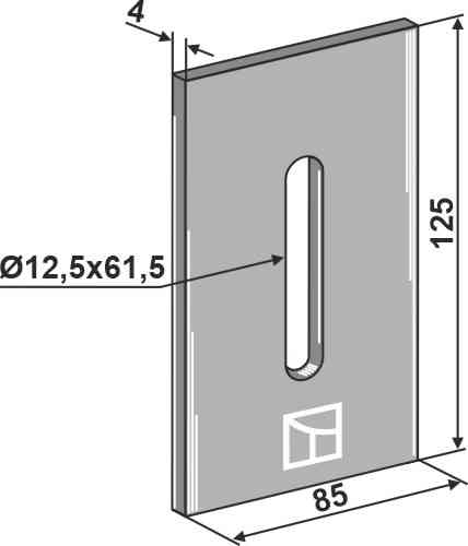 Scraper for packer rolls 51-k300