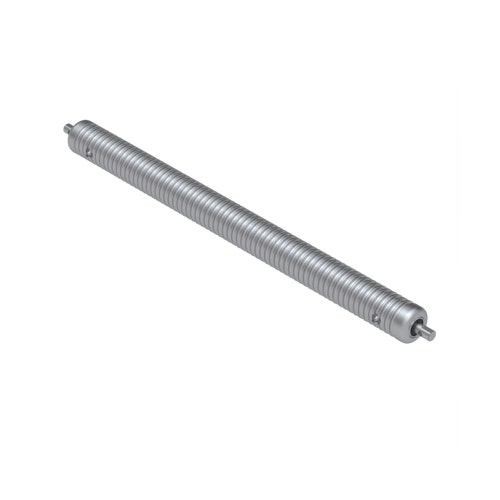 Roller - grooved machined aluminum