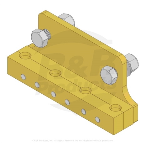 Tine holder assy - 4 tine 3/4 mt