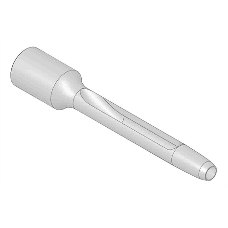 Alloy machined side-eject tine - .750mt x 4.500l x .350od