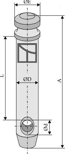 Oberlenkerbolzen