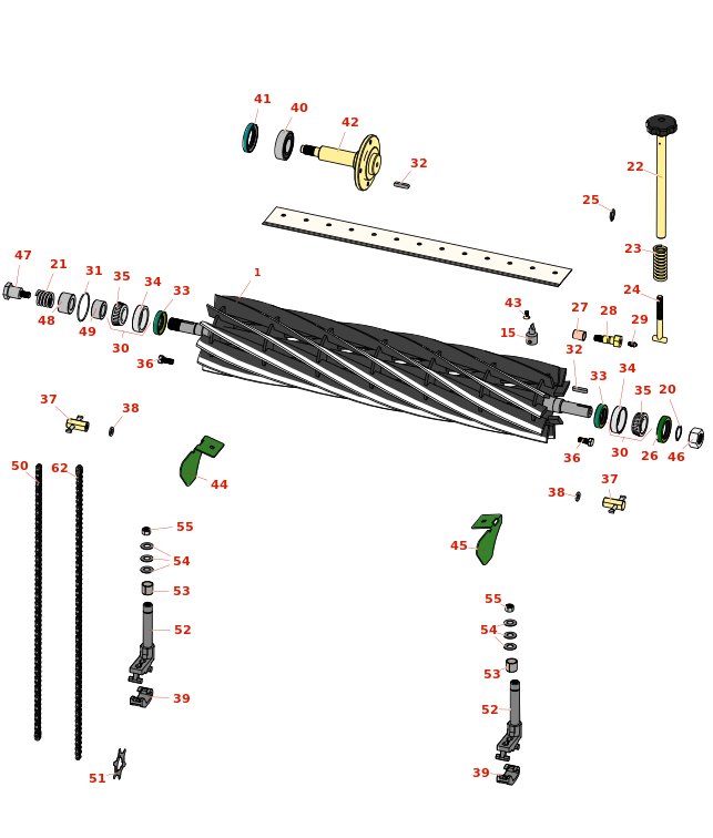 John Deere 260SL Walk-Behind Greens Mower Reel & Bedknife John Deere 260SL Walk-Behind Greens Mower Reel & Bedknife