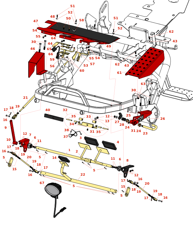 Toro Greensmaster 3050 Control Pedal Toro Greensmaster 3050 Control Pedal