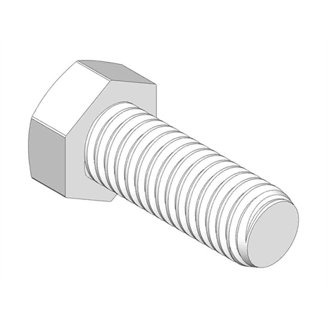 BOLT - HEX HD 3/8-16 X 1