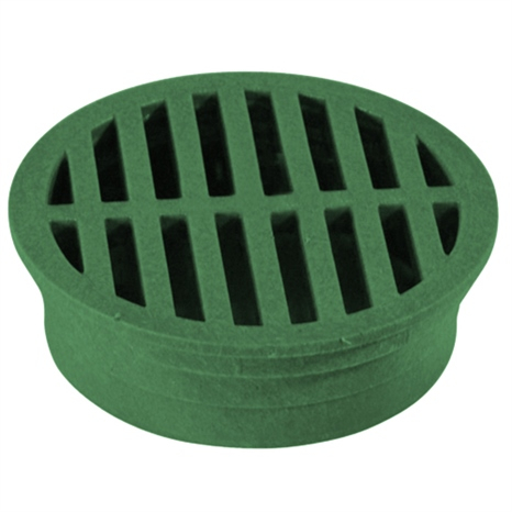 Round grate - 4" green