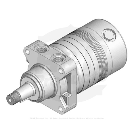 Hydraulic motor assy - rear