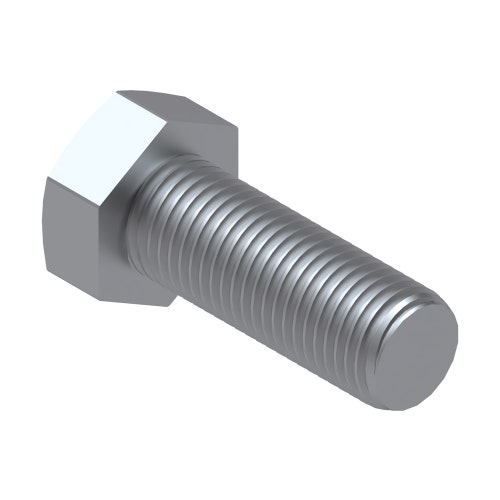Bolt - hex hd 3/8-24 x 1