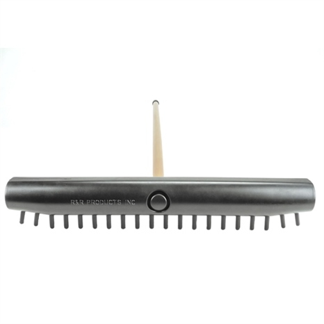 Discontinued - bunker rakes - 18in head w/48in tan handle set/6