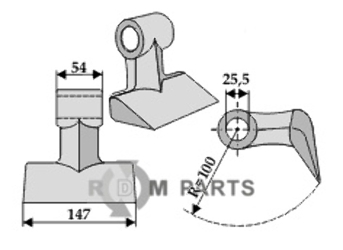 RDM Parts Hammerschlegel geeignet für Falc 42.06.82