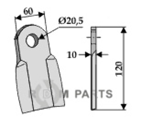 RDM Parts Recht mes RDM Parts Recht mes