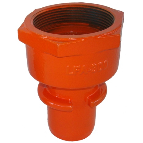 Leemco adapter - 2 x 3 spigot x fpt