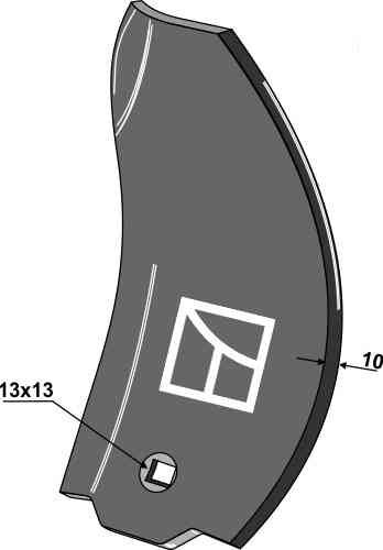 Guideboard, left