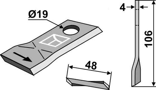 Cyclomesje passend voor Niemeyer 570445 Cyclomesje passend voor Niemeyer 570445