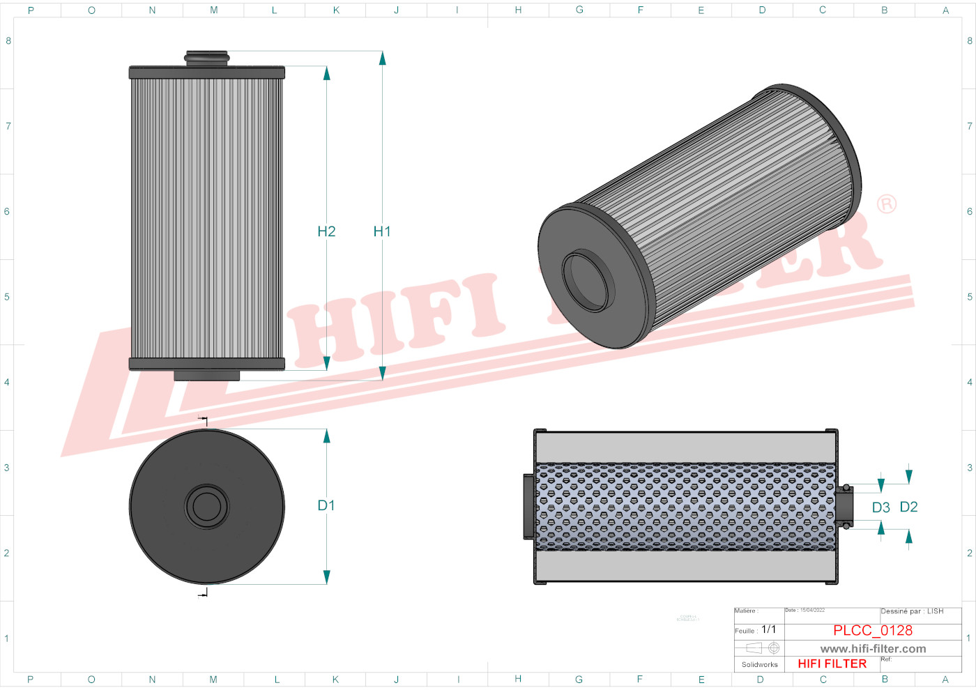 Fuel filter passend voor claas 0011439350