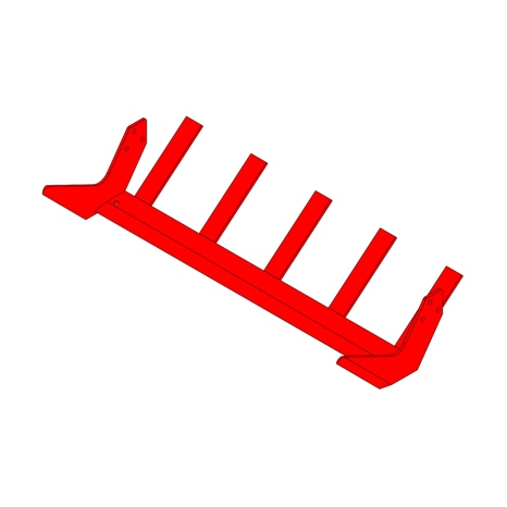 Sod blade - 24 x 1/4 x 2 1/2 heavy duty w/5 fingers