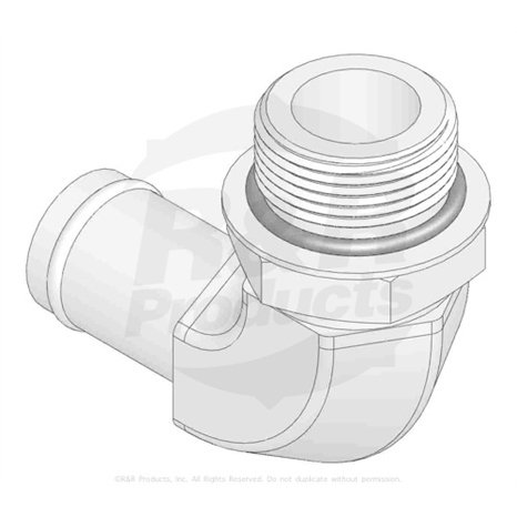 Hydraulic fitting - 90 deg
