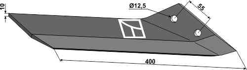 Replacement wing - right fitting for Lemken Kristall 3374540