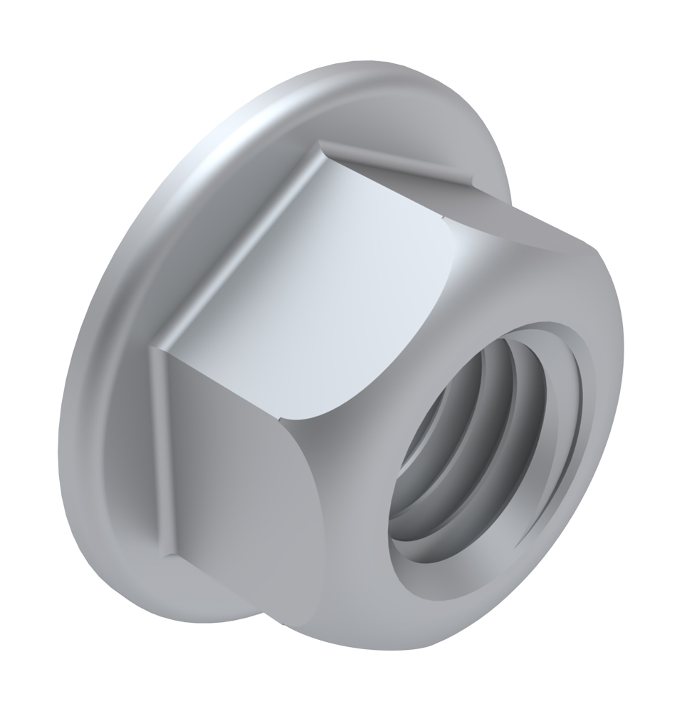 Locknut - m10-1.5 class 8 hex flange