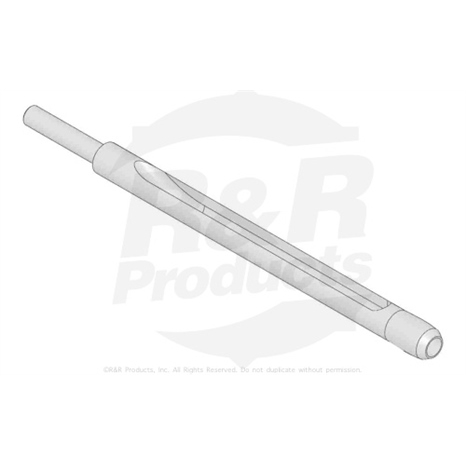 Alloy machined side-eject tine - .472mt x 12.000l x .680od