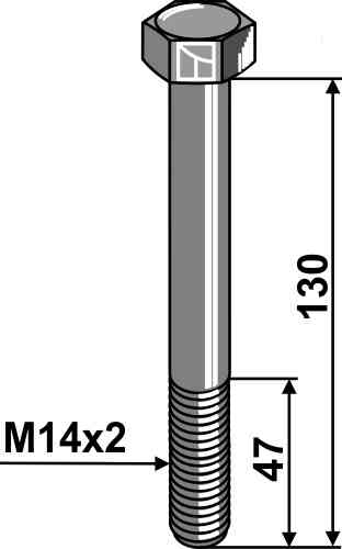 Bolt m14x130 - 10.9 63-14130.1