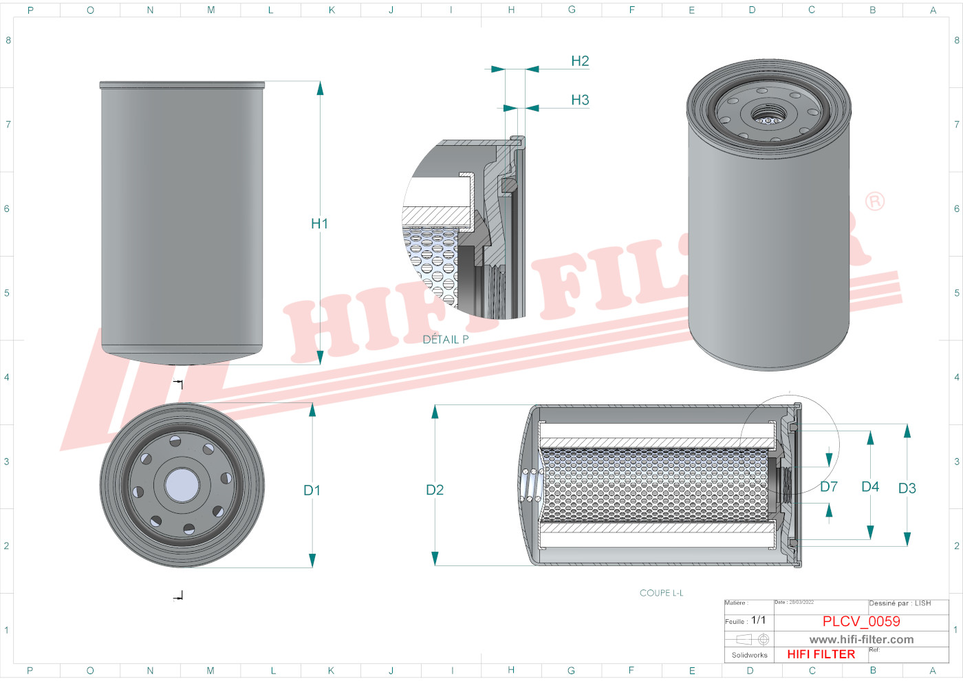 Fuel filter passend voor kubota 1j521-4317-0