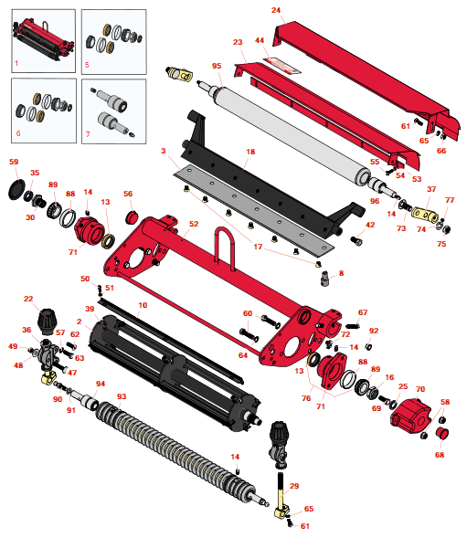 Toro Greensmaster 3 Brush Reel Unit - R&R Special