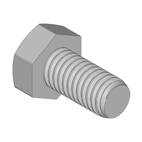 Bolt - hex hd m8-1.25 x 16