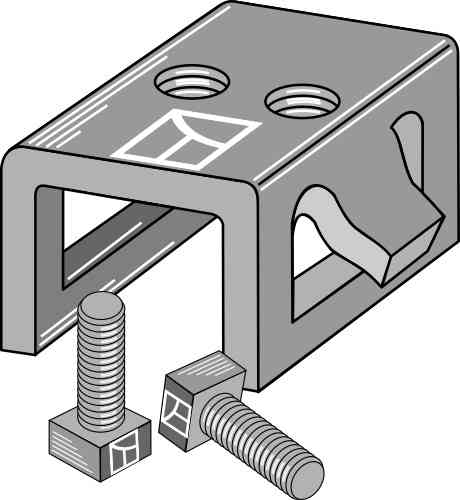 Clamp with bolts fitting for Marsk-Stig 01010101