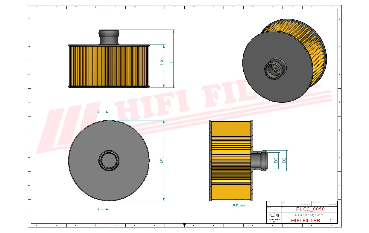 Fuel filter passend voor sopartex 233045