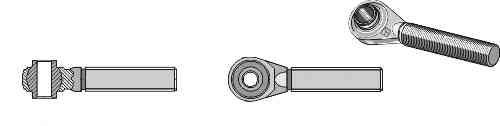 Spindel mit gehärteten Kugelaugen M30x3,5