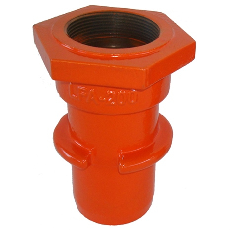 Leemco adapter - 2 x 2 spigot x fpt