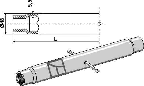 Tube M 30 x 3,5