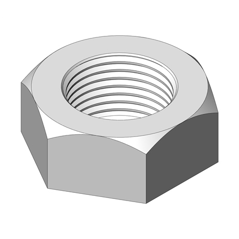 Nut - jam hardened 7/8-14