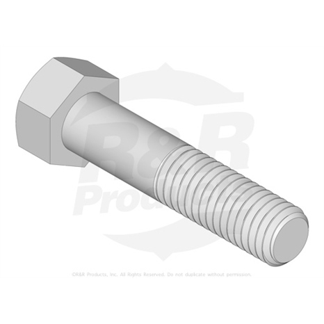 Bolt - 1/2-13 x 2 1/4 hex head
