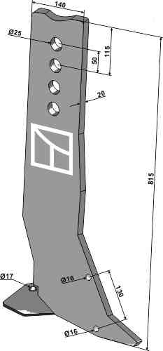 Tiefenlockerer-Zinken ?Solo Pro-Lift? geeignet für Simba P11464 Tiefenlockerer-Zinken ?Solo Pro-Lift? geeignet für Simba P11464