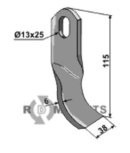 RDM Parts Klepel passend voor Spearhead 7770715