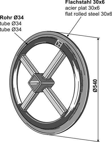 Rolbuis - Ø540mm